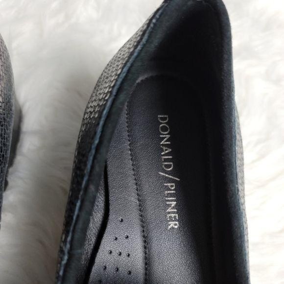 Donald Pliner Elen Platform loafers sz 7.5 metalli - Picture 8 of 8